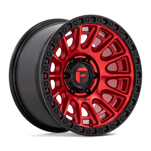 Fuel D834 Cycle 17x8.5" 5x127 ET30, Candy Red, Black Ring