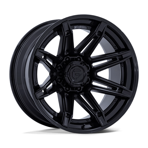 Fuel FC401 Brawl 22x10" 6x139.7 ET-18, Matte Black, Gloss Black Lip