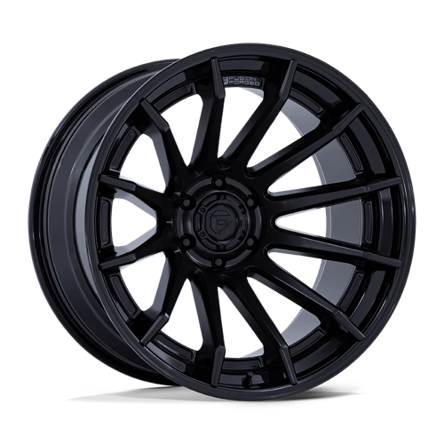 Fuel FC403 Burn 22X12" ET-44, Matte Black, Gloss Black Lip