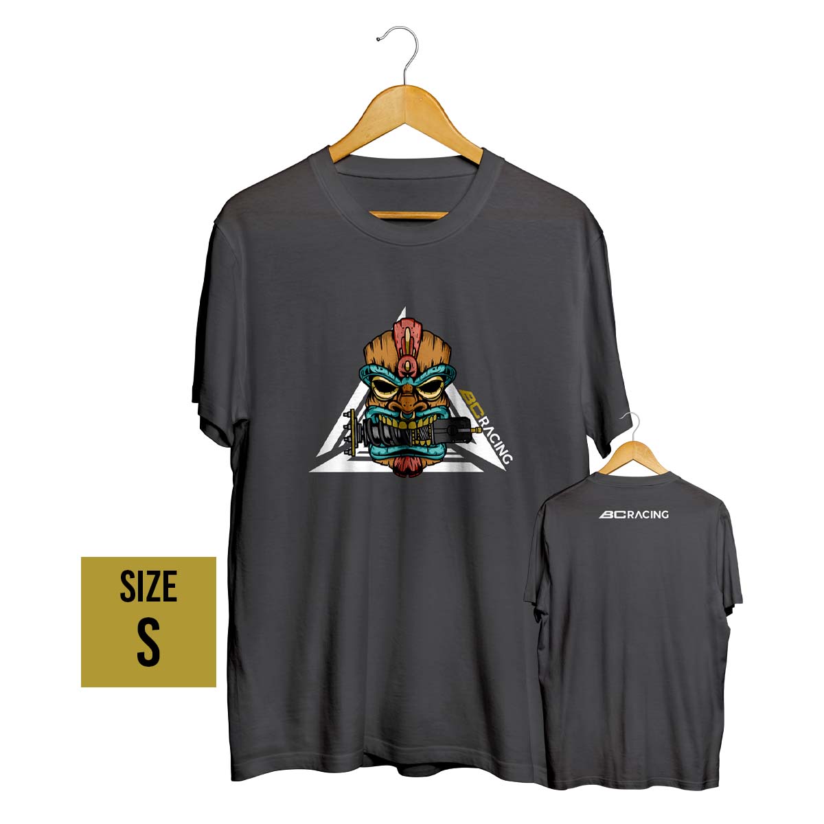 BC 'Tiki' T-Shirt Dark Heather (Small)