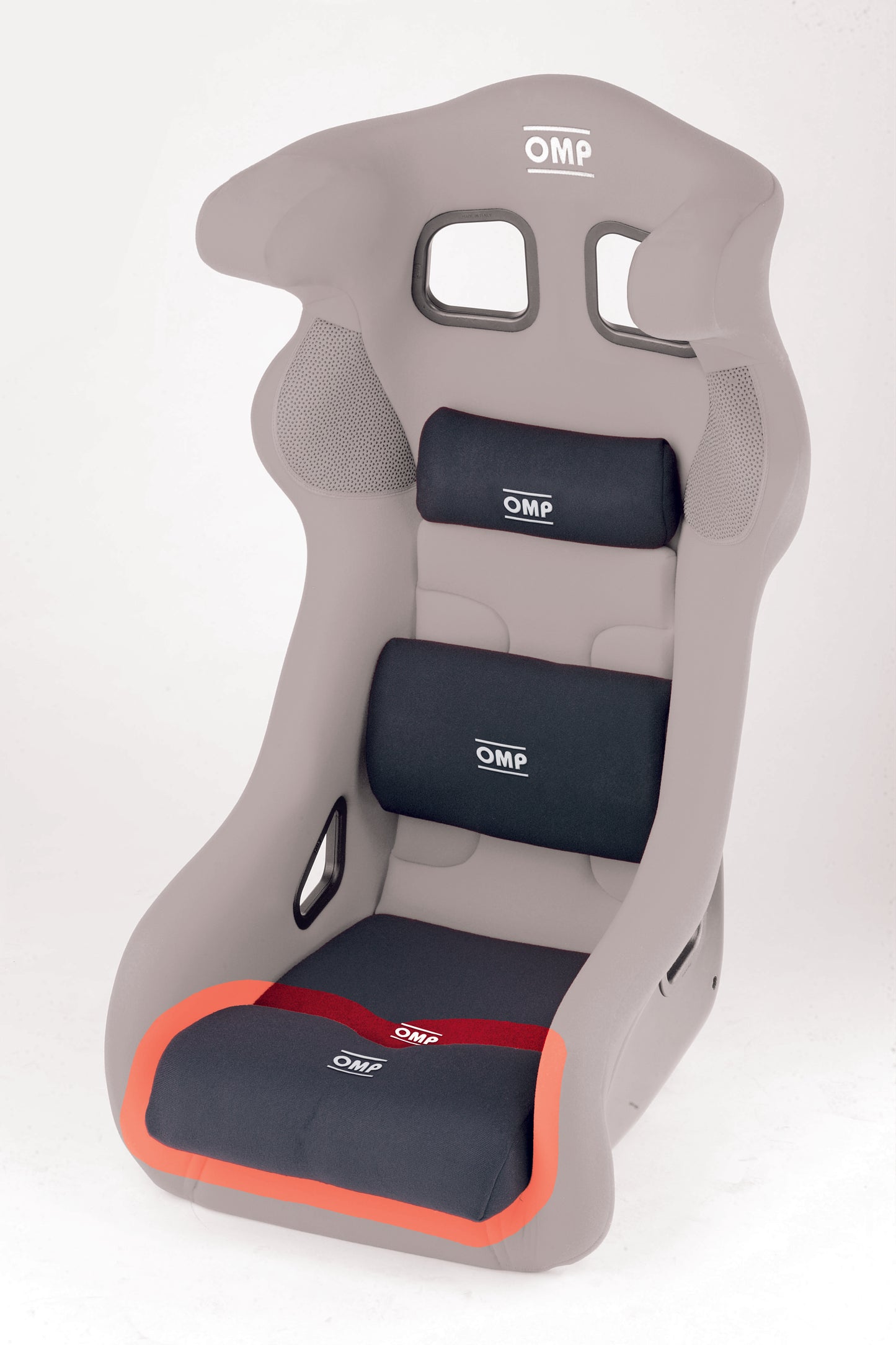 OMP Leg Support Seat Cushion Black