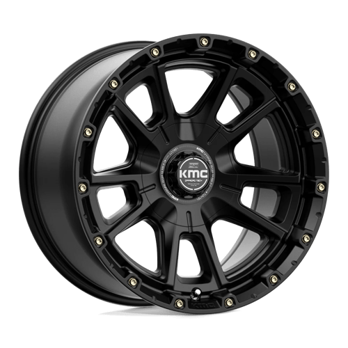 KMC KM100 Sync 17x9 5x127/139.7 ET18, Satin Black