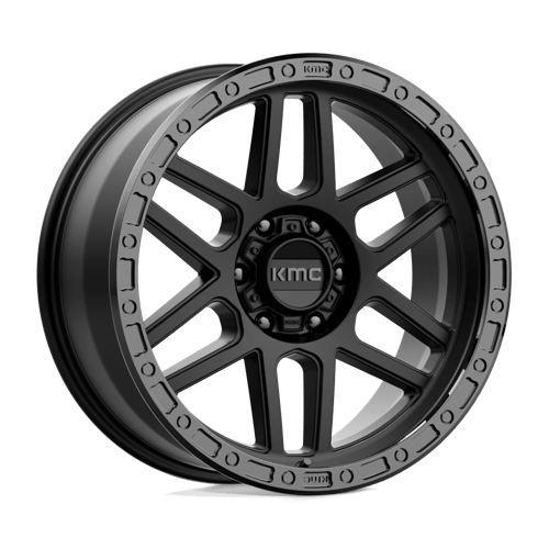 KMC KM544 Mesa 20x9" 6x139.7 ET00, Satin Black, Gloss Lip