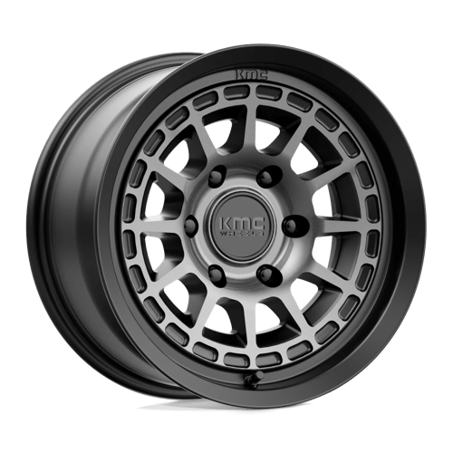 KMC KM719 Canyon 17x8.5" 5x127 ET00, Satin Black, Gray Tint