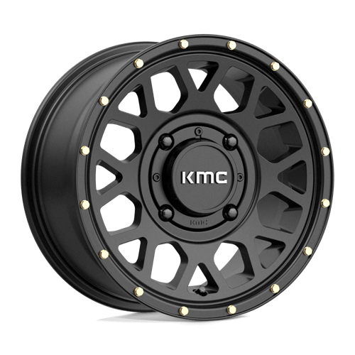 KMC KS135 Grenade 14x7" 4x137 ET38, Satin Black