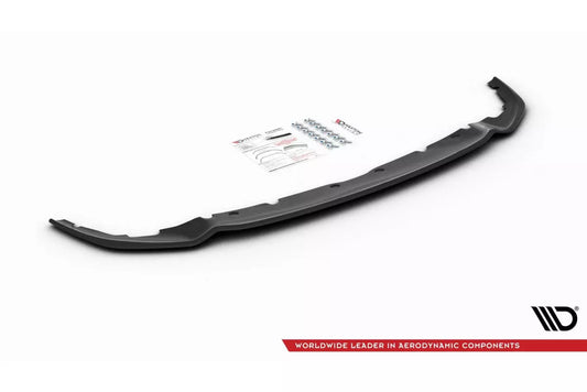 Labbro anteriore Maxton Design V.4 per BMW Serie 1 F40 Pacchetto M / M135i nero lucido