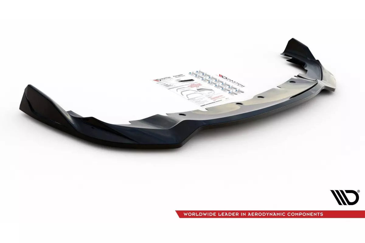 Labbro anteriore Maxton Design V.5 per BMW Serie 1 F40 Pacchetto M / M135i nero lucido