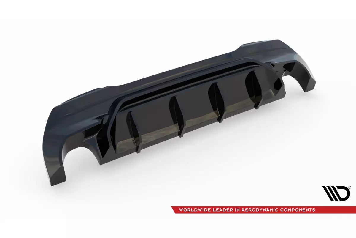 Diffusore posteriore Maxton Design V.1 per BMW Serie 1 F40 Pacchetto M / M135i nero lucido