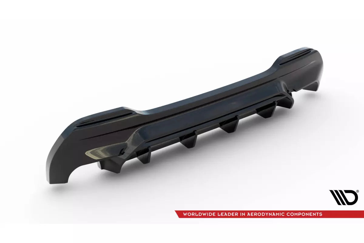 Diffusore posteriore Maxton Design V.1 per BMW Serie 1 F40 Pacchetto M / M135i nero lucido