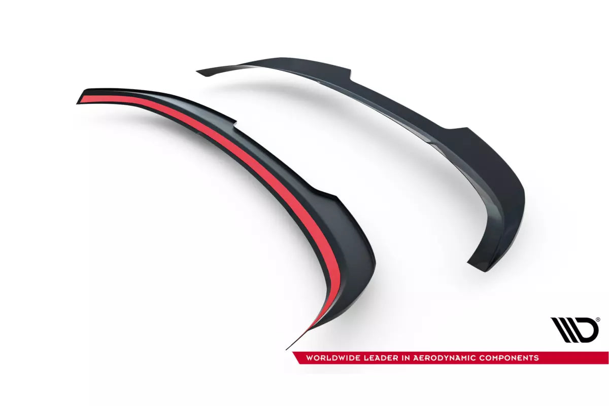 Spoiler posteriore Maxton Design per BMW Serie 1 F40 nero lucido