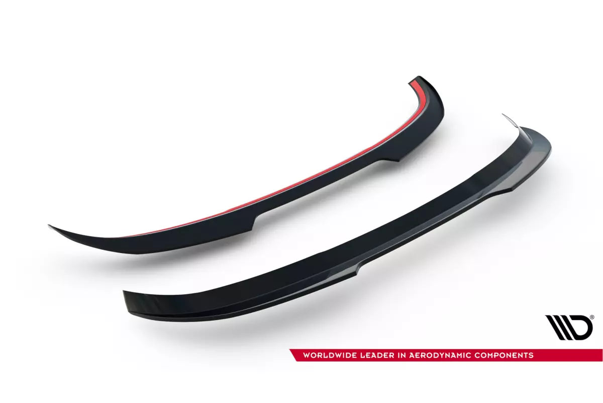 Spoiler posteriore Maxton Design per BMW Serie 1 F40 nero lucido