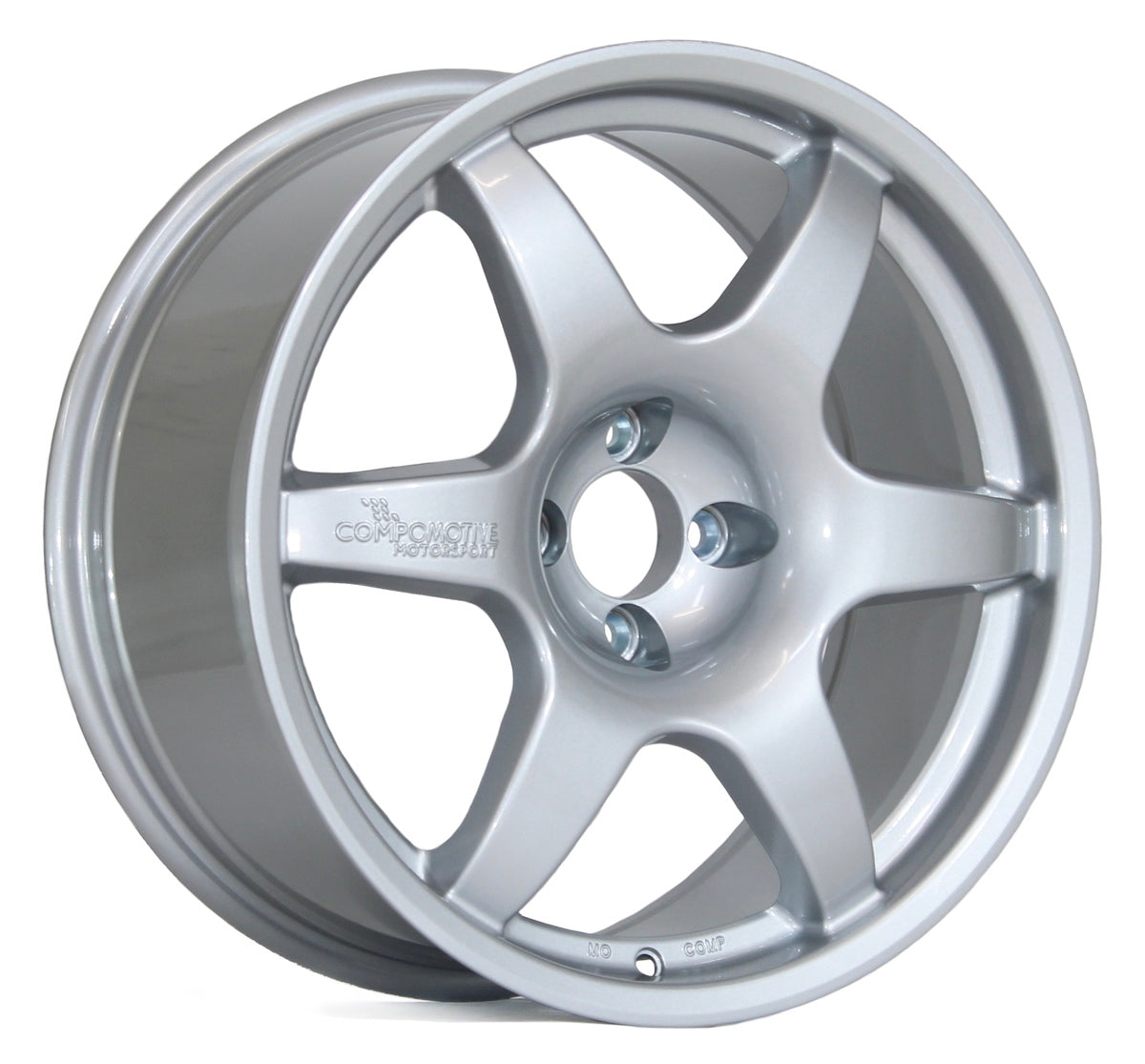 Compomotive MO 1785 17x8" 4x100 ET20, Silver (VW/Opel/BMW E30 - 67 mm)