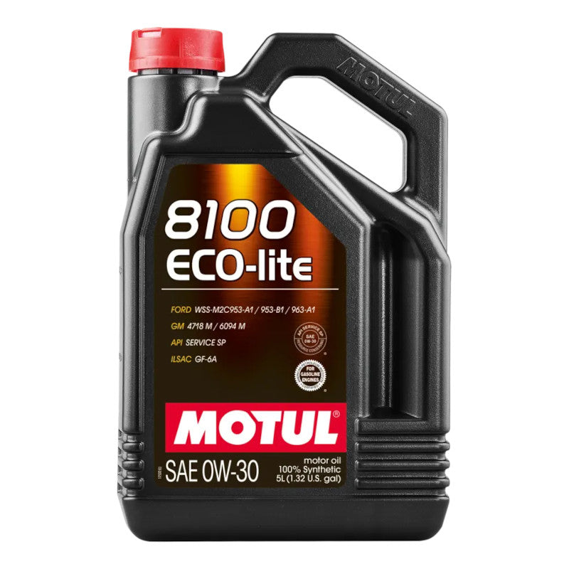 Motul 8100 Eco-Lite 0W30 Engine Oil (Ford, GM, Honda, Hyundai...)