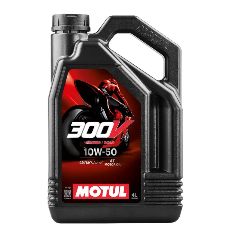 Motul 300V 4T Road Racing 10W50 Motorcycle Engine Oil (4L)