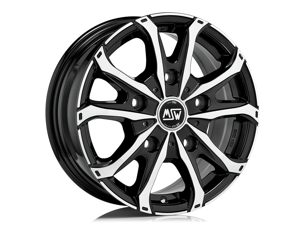 MSW 48 Van 17x7" 5x108 ET46, Black Full Polished