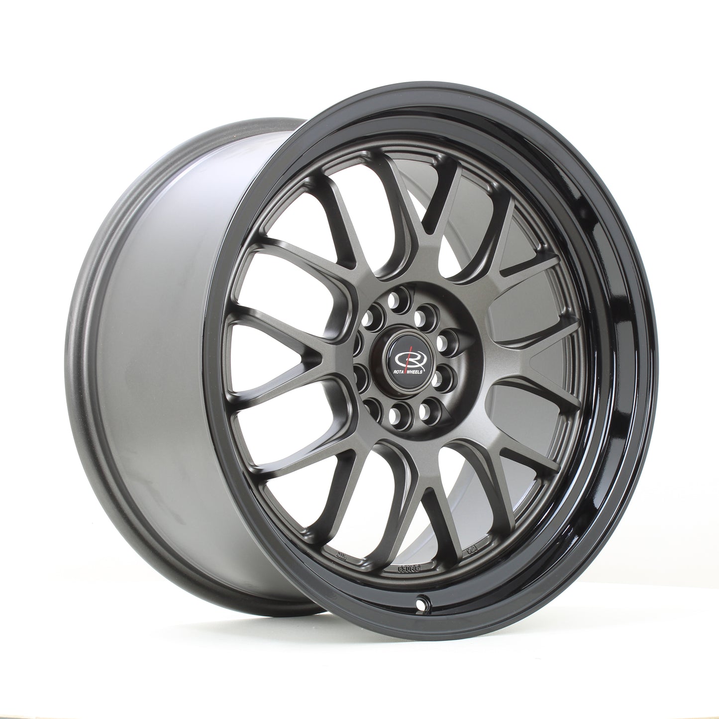 Rota MXR 18x9.5" 5x114.3 ET38, Gunmetal, Black Lip
