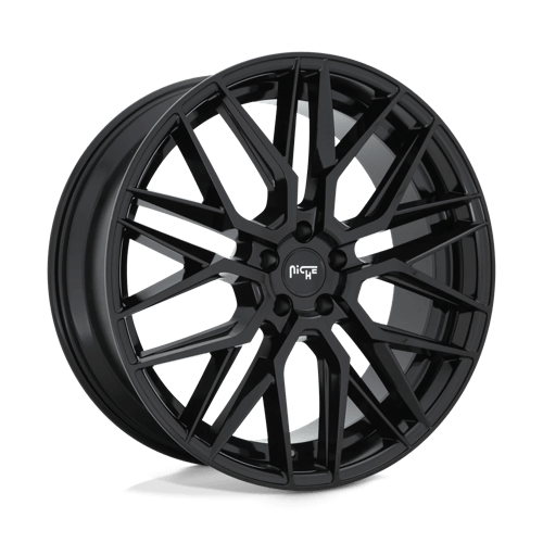 Niche M224 Gamma 24x10 5x108 ET38, Gloss Black