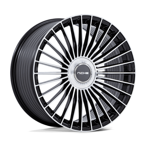 Niche NC282 Serene 22x9" 5x108/114.3 ET38, Gloss Black Machined