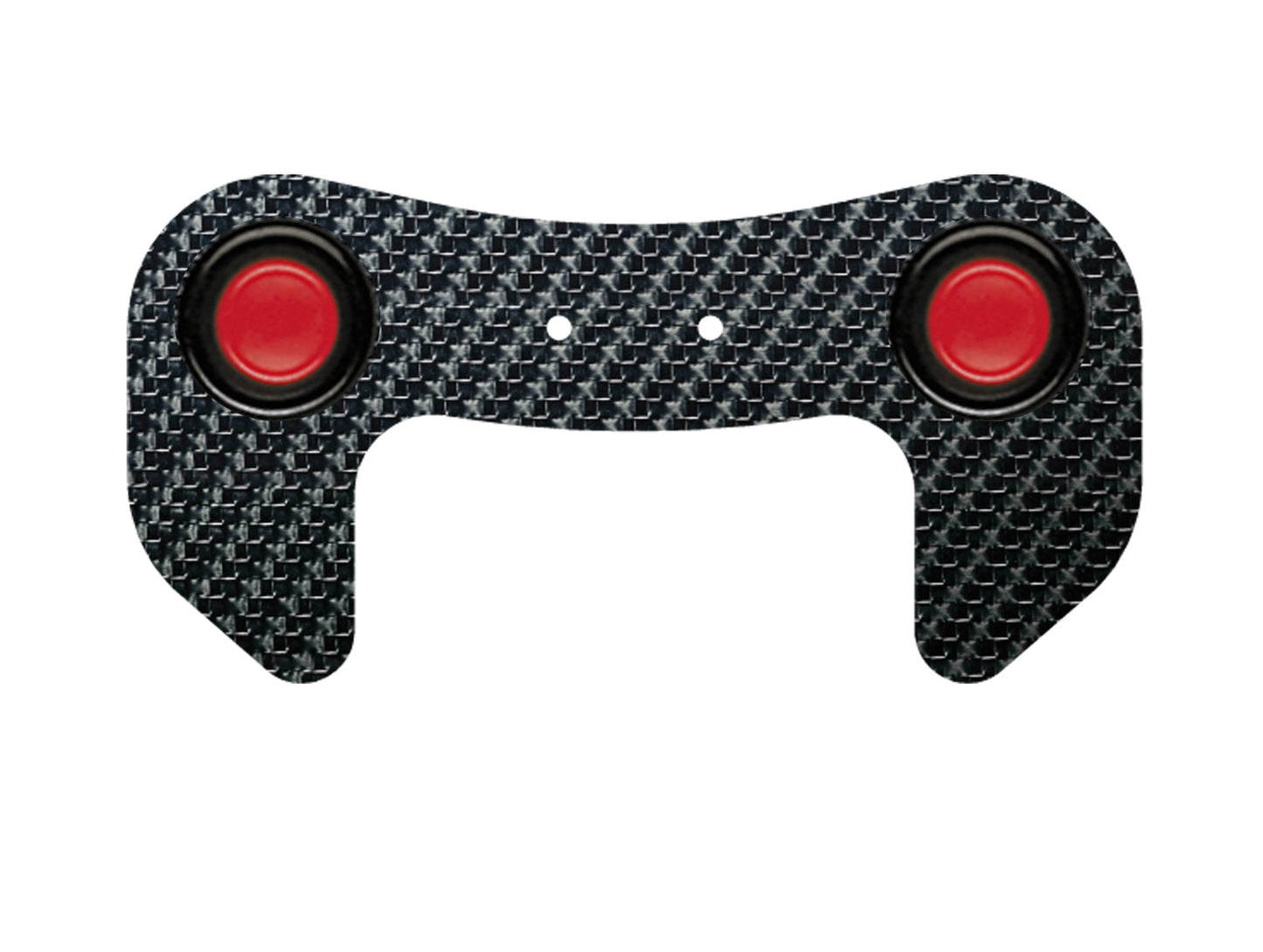 OMP Carbon Fiber Steering Wheel Plate (2 Buttons)