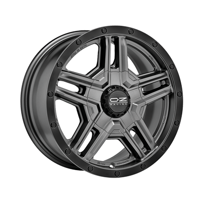 OZ Rally Adventure 17x8" 5x127 ET20, Matt Graphite