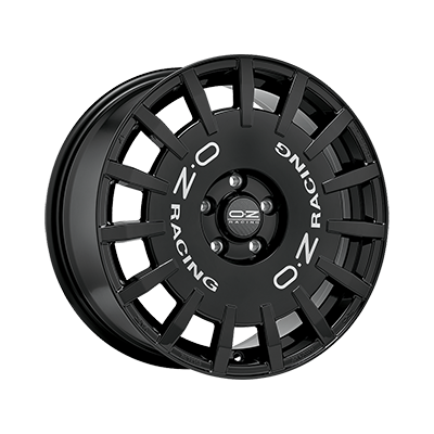 OZ Rally Racing 17x7" 4x100 ET37, Gloss Black