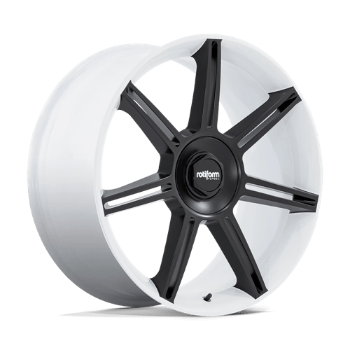 Rotiform FRA 22x10" 5x130 ET56, Gloss White, Mat Black Spokes