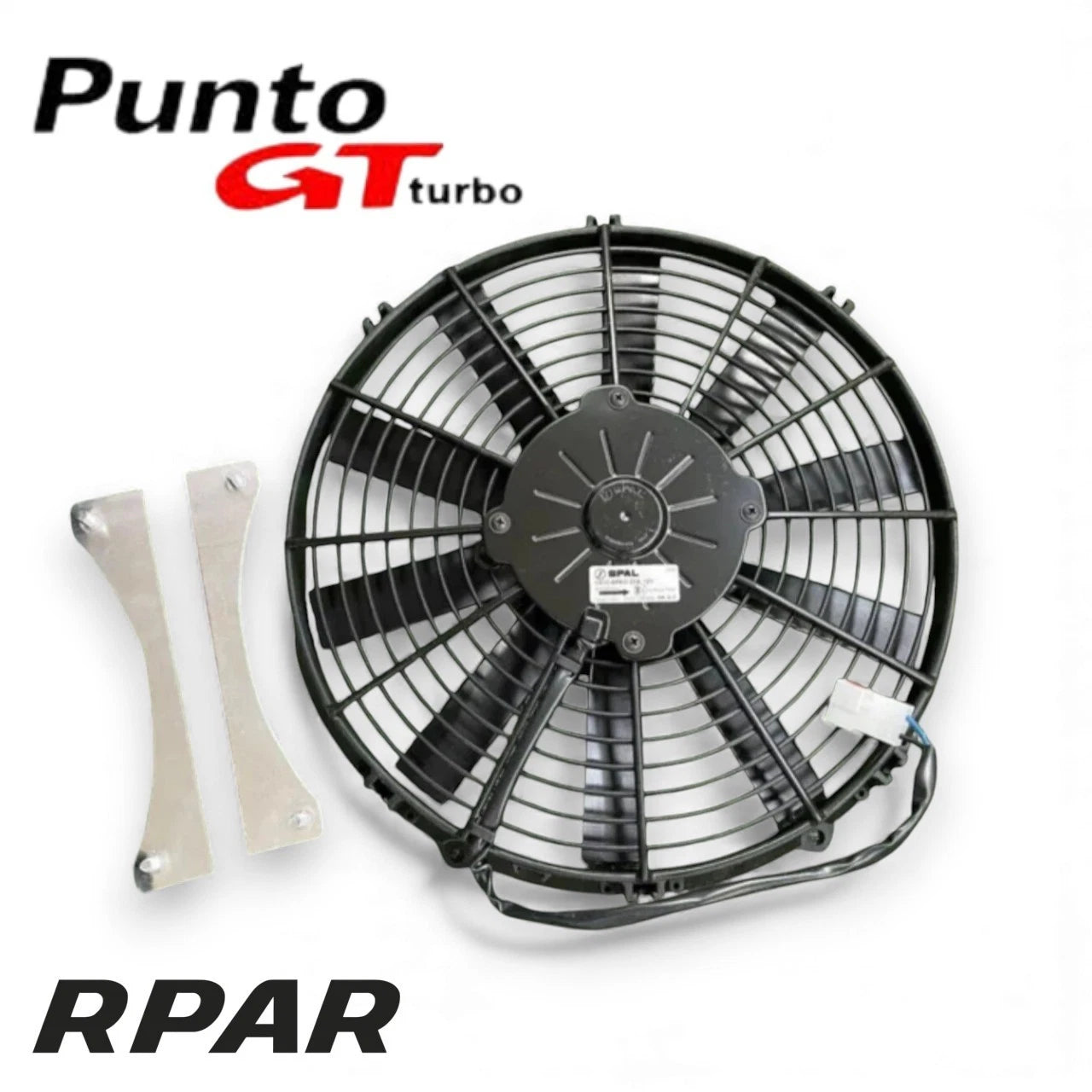 Ventola Maggiorata Spall+ Staffe Fiat Punto Gt Per Radiatore Acqua Originale