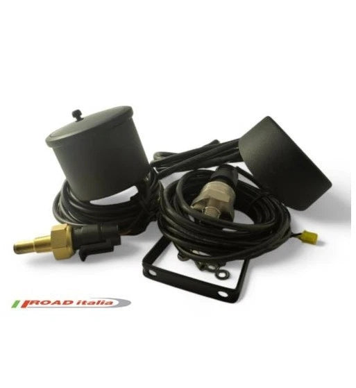MANOEMTRO Pressione olio temperatura olio vista 52mm ROAD ITALIA CON SENSORI