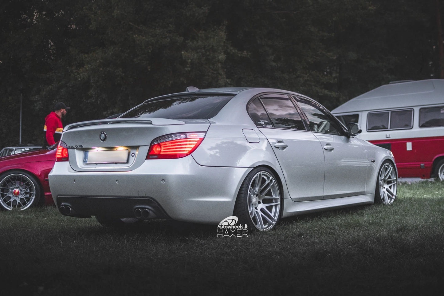4 cerchi in lega BMW 60 E61 E63 E38 E39 HAXER 19 5x120 9ET20 10ET15