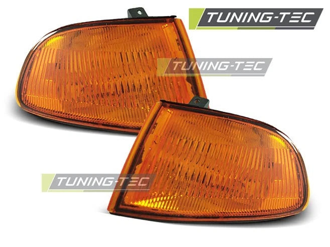 COPPIA FRECCE ANTERIORI HONDA CIVIC 1991 1995 ARANCIO