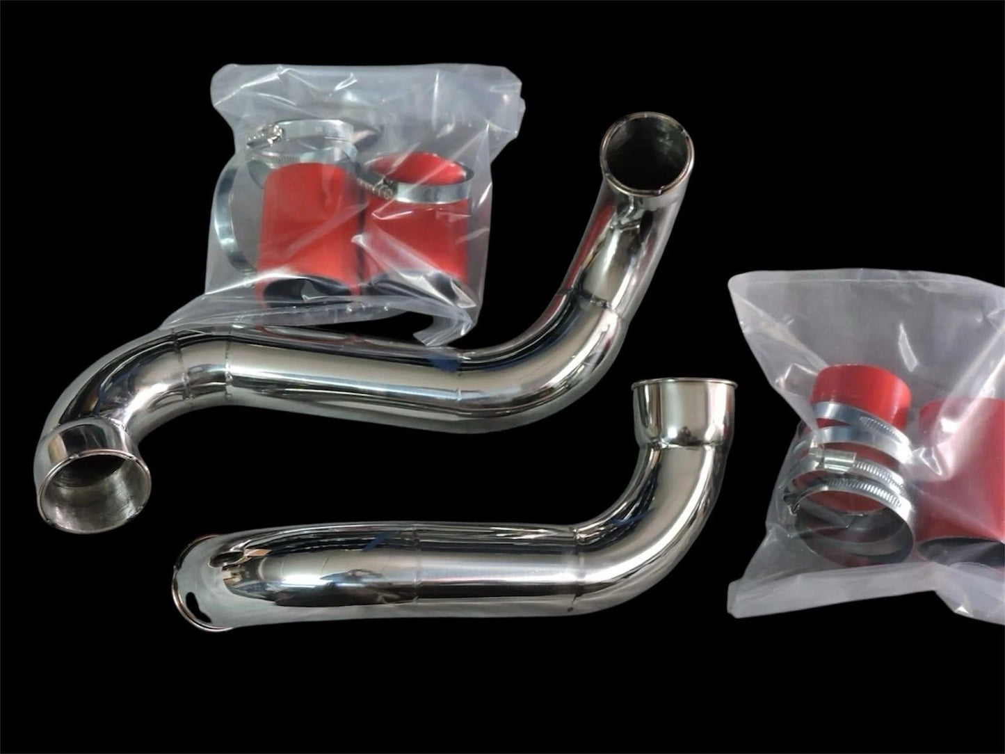 TUBI INOX INTERCOOLER ALFA 159 1.9 jdtm 16v 150 hp CON MANICOTTI SILICONICI
