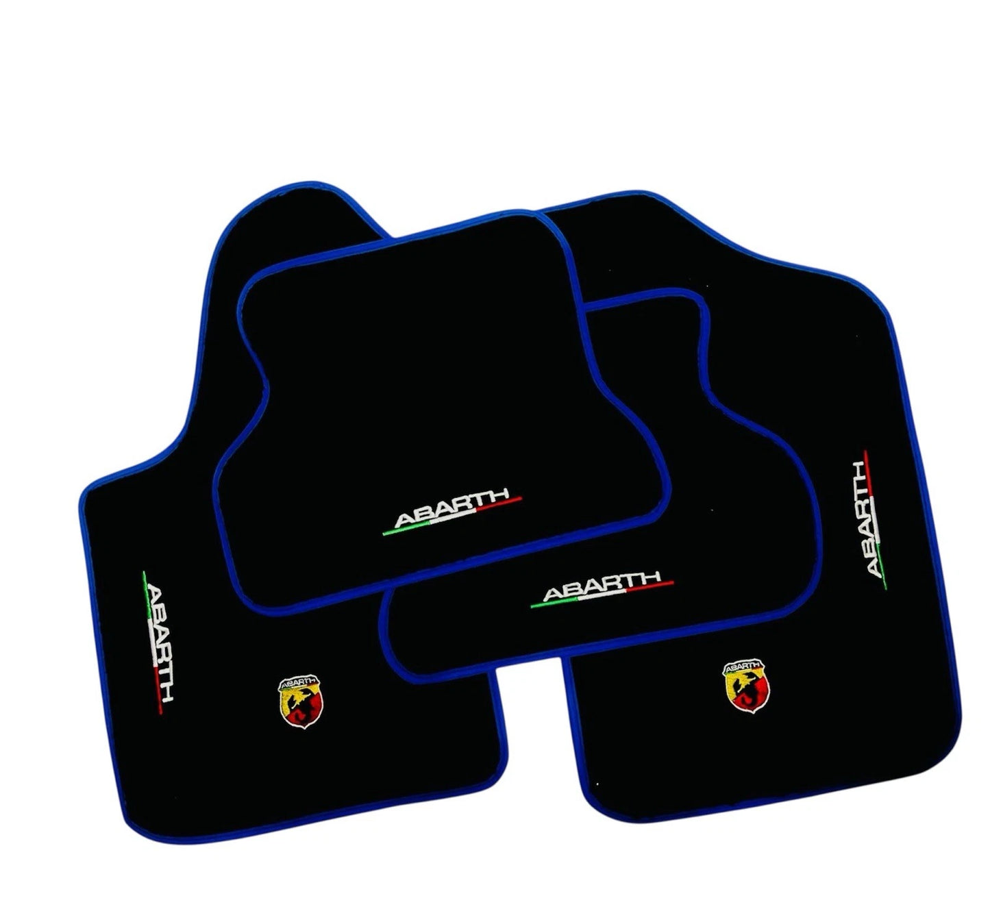 Tappeti tappetini auto Fiat 600 Abarth 00-10 e non qualsiasi Colore Realizzabile