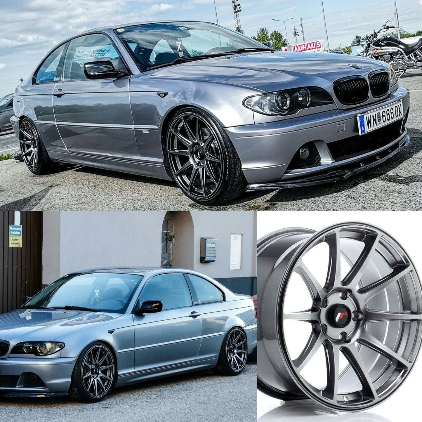 4 cerchi in lega Japan Racing JR11 5x120 18 bmw 8.5 et et30 9.5 Et30