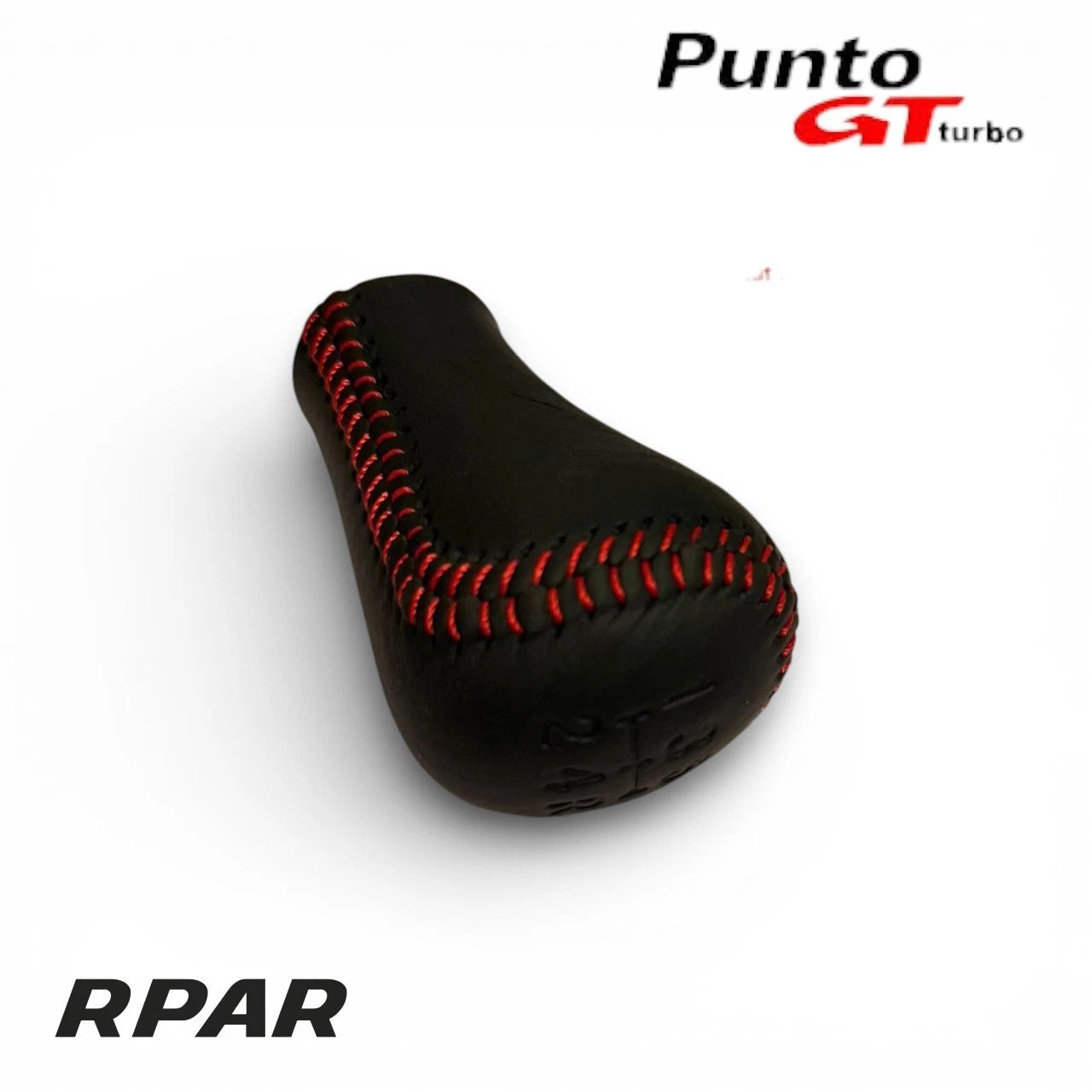 pomello Cambio Fiat Punto GT 1.4 turbo Unica replica Fede Cuciture Rosse