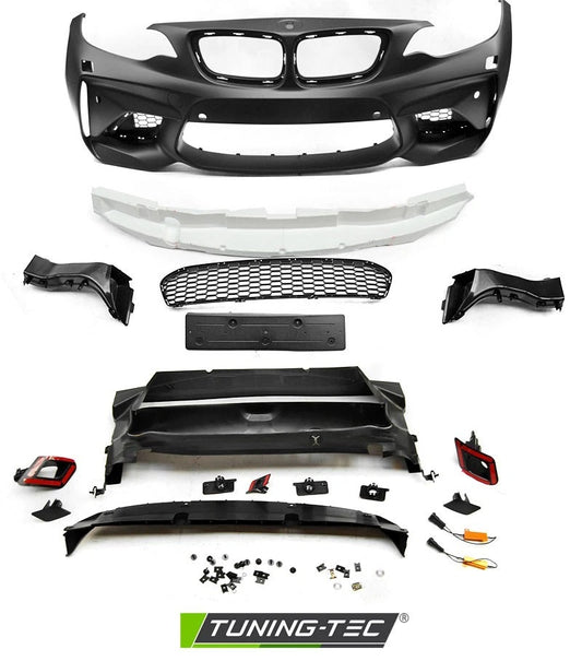 PARAURTI ANTERIORE ADATTO PER BMW SERIE 2 F22 F23 2013-2017 LOOK M2