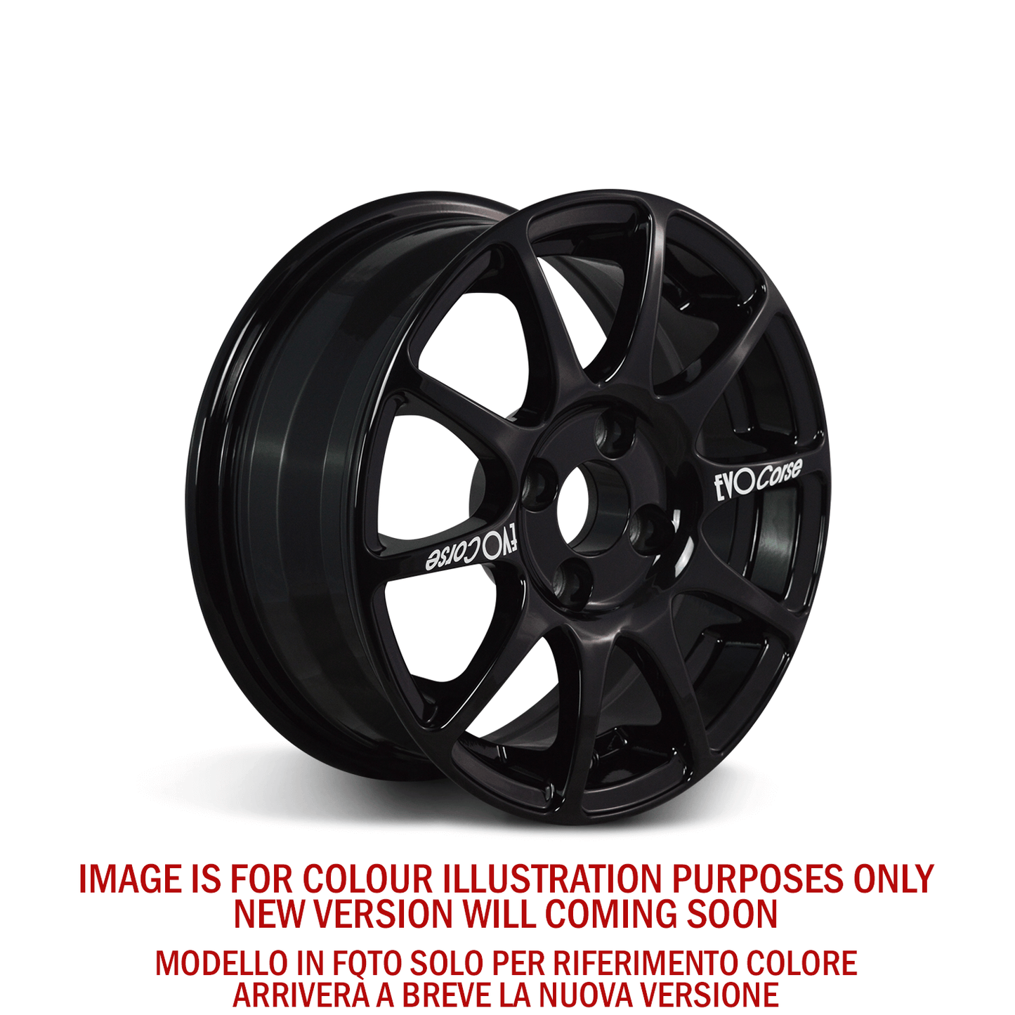 Evo Corse Sport 14x6" 4x110 ET16, Gloss Black