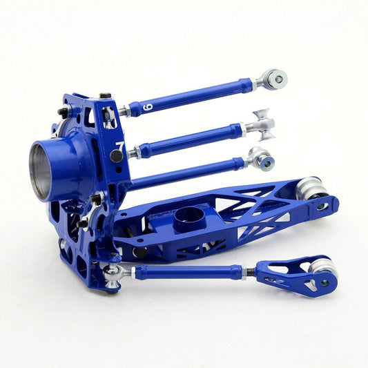 KIT COMPLETO BRACCI fuso a snodo posteriore Wisefab BMW Serie 3 E90, E91, E92, E93 E M3 BMW 1 Series E81, E82, E87, E88