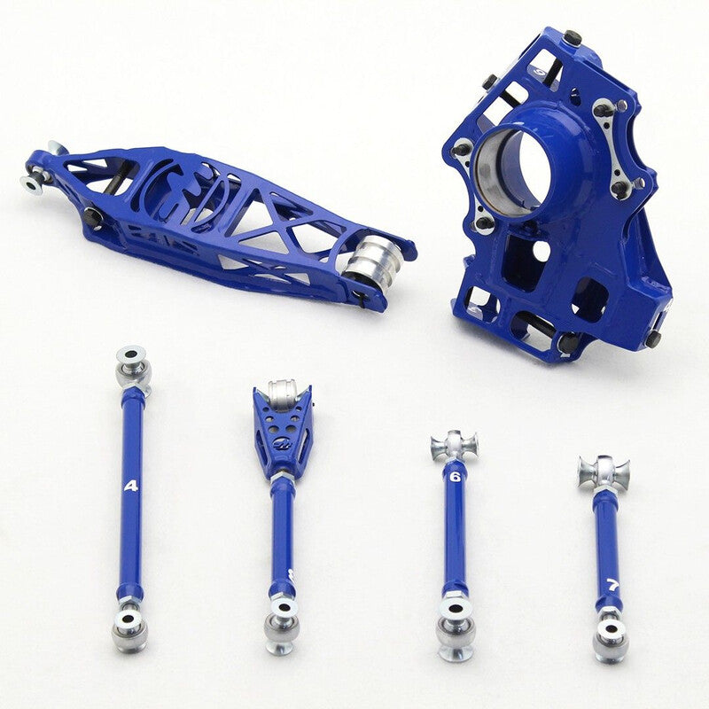 KIT COMPLETO BRACCI fuso a snodo posteriore Wisefab BMW Serie 3 E90, E91, E92, E93 E M3 BMW 1 Series E81, E82, E87, E88