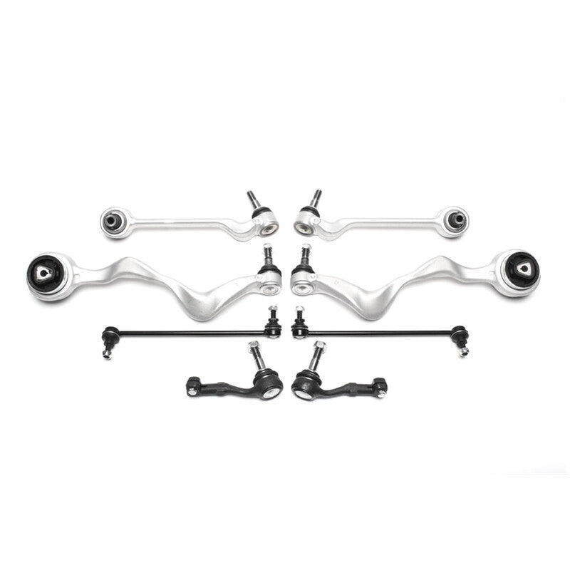 KIT COMPLETO BRACCI E TIRANTI anteriori per BMW Serie 3 E90, E91, E92, E93 BMW Series 1 E81, E82, E87, E88.