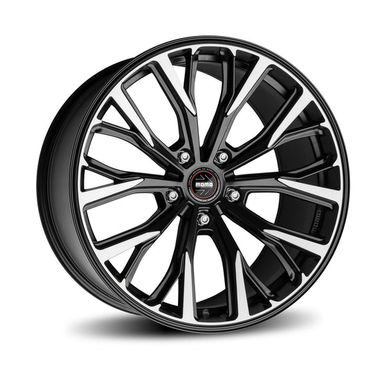 Momo RF-02 20x9" 5x112 ET25, Flat Black, Machined Spokes