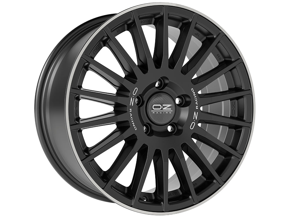 OZ Rally Desert 18x8" 6x139.7 ET48, Matt Black Lip Polished