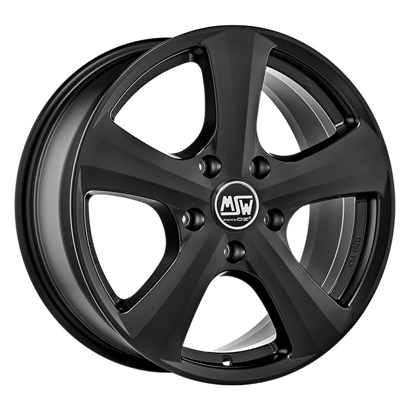 MSW 19 16x7" 5x114.3 ET38, Matt Black
