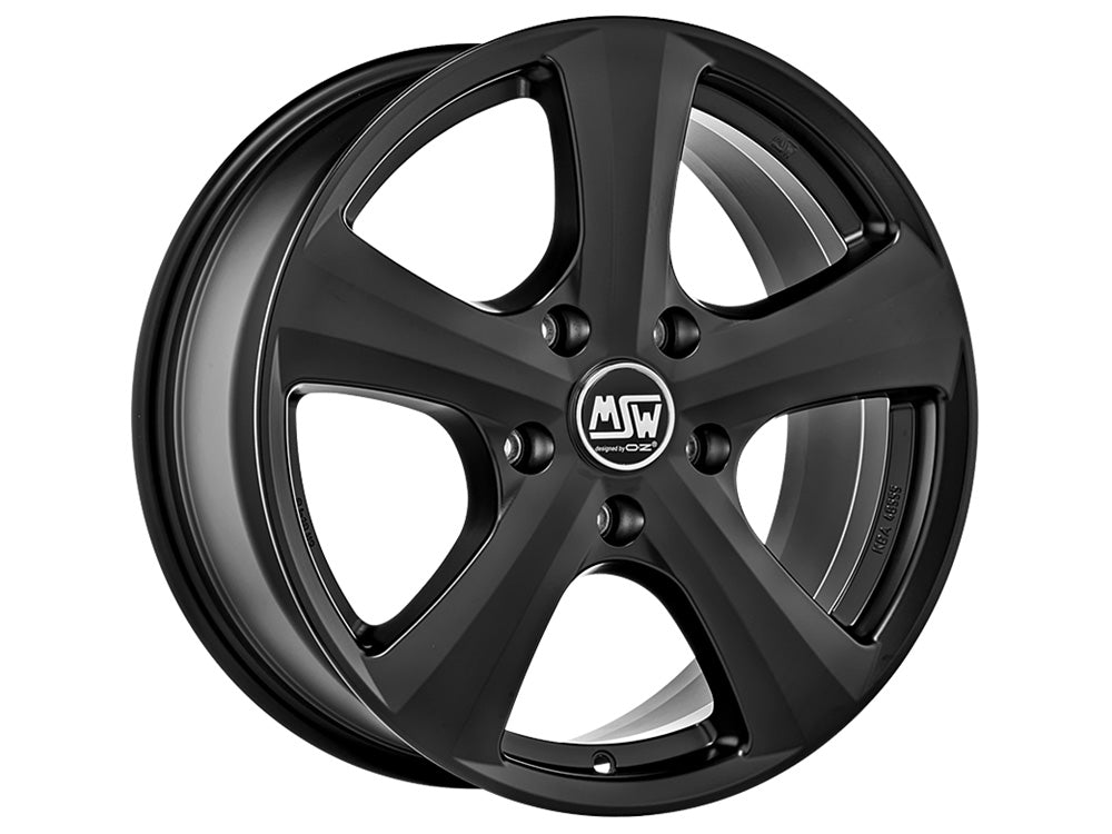 MSW 19W 16x7" 5x112 ET48, Flat Black