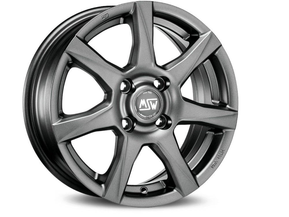 MSW 77 17x7.5" 5x110 ET33, Flat Dark Grey