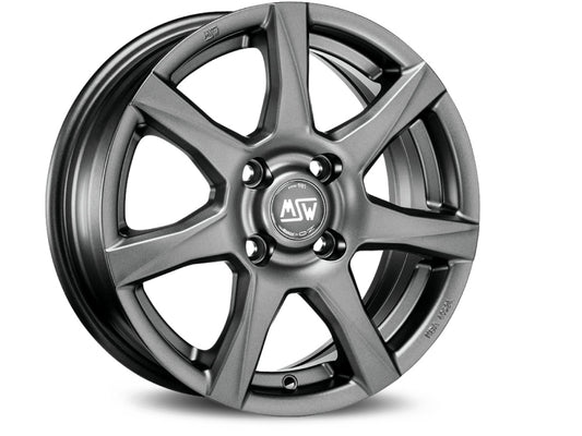 MSW 77 15x6" 5x114.3 ET45, Flat Dark Grey