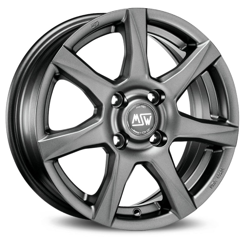 MSW 77 15x6" 5x112 ET45, Matt Dark Grey