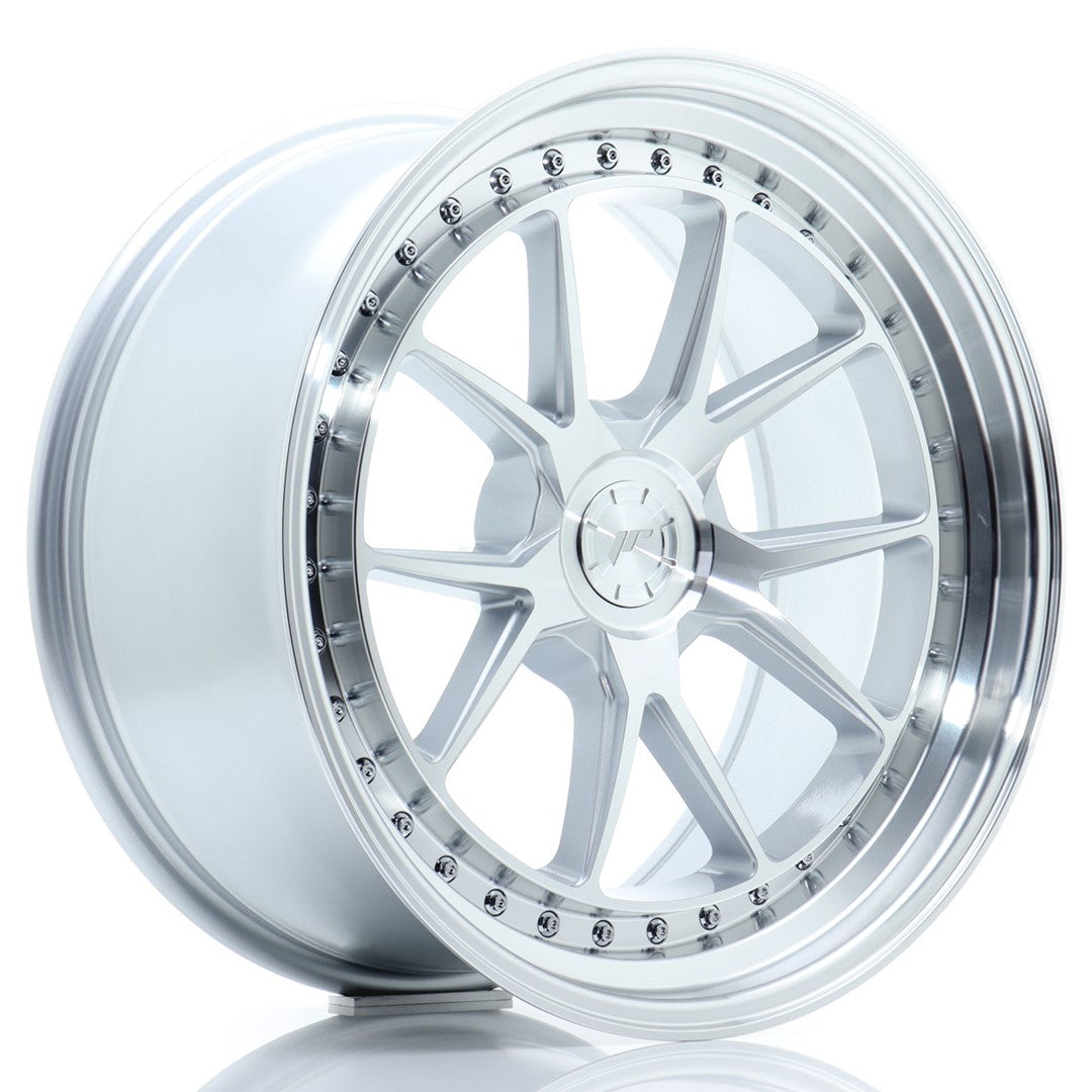 Japan Racing JR-39 19x10" (5 hole custom PCD) ET15-40, Machined Silver