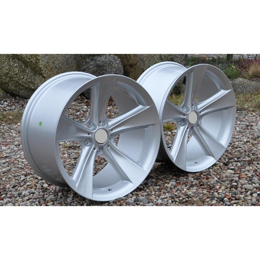 4 cerchi in lega style 128 BMW 18 5x120 8,5J ET20 9.5J ET14 CONCAVI E60