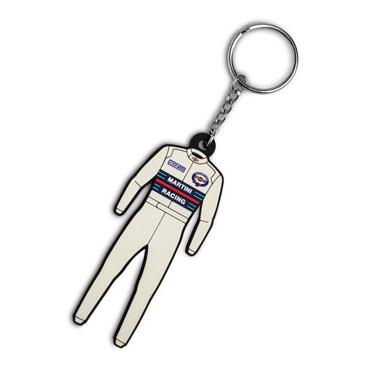 Sparco Martini Racing Suit Replica Keychain