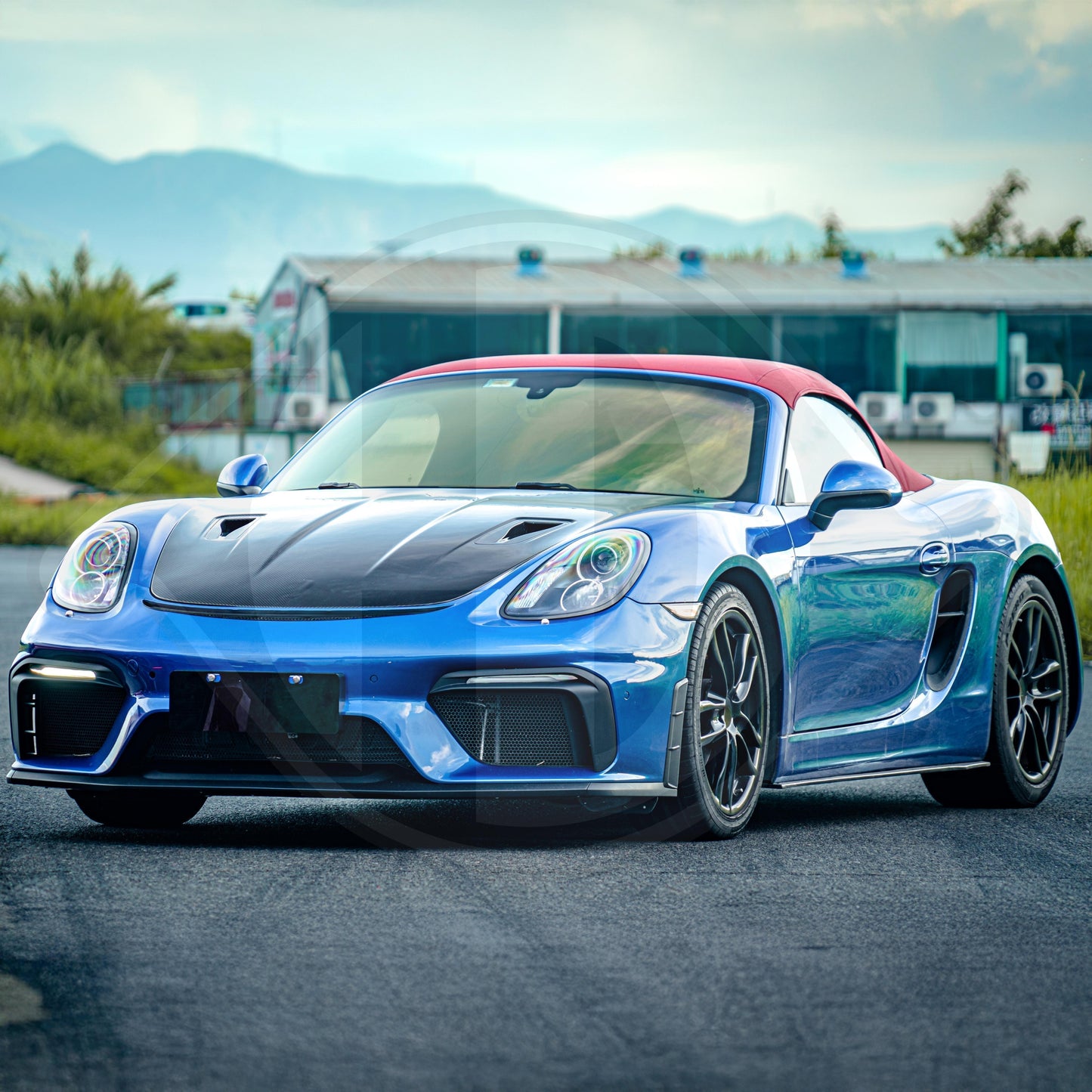 PARAURTI ANTERIORE STYLE GT4 PORSCHE CAYMAN 981C BOXSTER 981 12-16